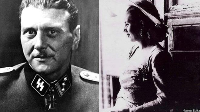 Caracortada, el guardaespaldas nazi de Eva Perón, "Evita"-0