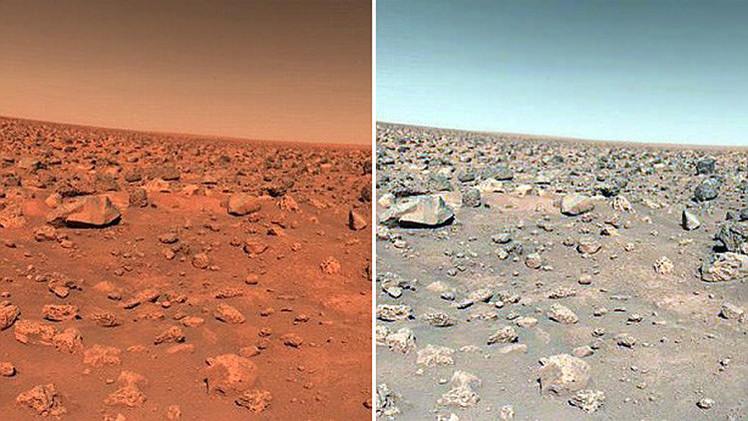 ¿De qué color ves el planeta? La controversia sobre el color del vestido llega hasta Marte: ¿es realmente un planeta rojo?-0