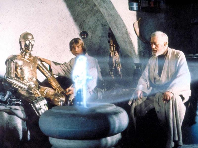 'En una galaxia muy, muy lejana'… Microsoft crea la comunicación por hologramas de 'Star Wars'-0